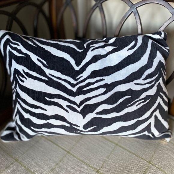 Zebra Print Custom Made Pillow Cover - Picture 1 of 8